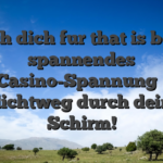 Mach dich fur that is bereit spannendes Casino-Spannung � schlichtweg durch deinem Schirm!