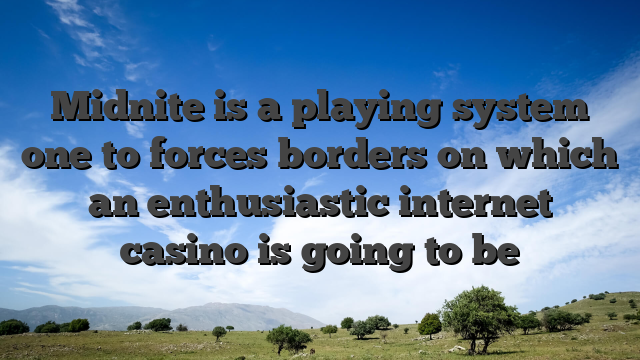Midnite is a playing system one to forces borders on which an enthusiastic internet casino is going to be
