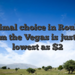 Minimal choice in Roulette from the Vegas is just as lowest as $2