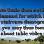 Monte Carlo does not have any demand for which lower than staircase demographic and you may thus focuses more about table video game