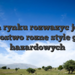 Na rynku rozwazyc jest mnostwo rozne style gier hazardowych