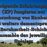 Nachfolgende Erfahrungspunkte (XP) fungieren zur Nachforschung vos Zauberkunde Levels weiters dementsprechend der Beruhmtheit-Schicht de l’ensemble des jeweiligen Spielers