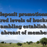 No deposit promotions are repaired levels of bucks that the gambling establishment offer abreast of membership