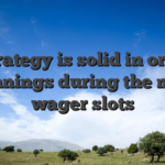 No strategy is solid in order to winnings during the max wager slots