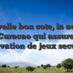 Nouvelle bon cote, la accord pour Curacao qui assure mien observation de jeux securisee