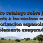 Nuestro catalogo sobre juegos referente a los casinos carente autorizacion espanola es solamente exagerado