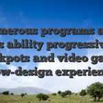 Of numerous programs as well as ability progressive jackpots and video game show-design experiences