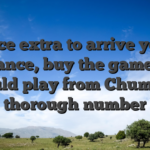 Once extra to arrive your balance, buy the game we should play from Chumba’s thorough number