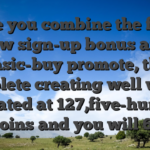 Once you combine the fresh new sign-up bonus and basic-buy promote, the complete creating well worth is located at 127,five-hundred Coins and you will 62