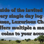 Outside of the invited and every single day log on bonuses, Luxurious Chance also offers multiple a means to put coins to your account