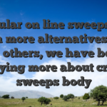 Particular on line sweeps have much more alternatives than the others, we have been enjoying more about crypto sweeps body