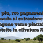 Per di piu, rso pagamenti � dal fondo al estrazione � avvengono verso piattaforme protette in cifratura SSL