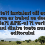 Permite?i instalari off aceasta sursa ar trebui sa dori?i instala?i APK-ul ?i verifica?i Primul dintre toate numele editorului