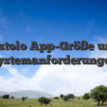 Pistolo App-Größe und Systemanforderungen