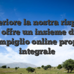 Posteriore la nostra risposta Snai offre un insieme di app scompiglio online proprio integrale