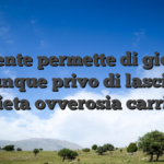 Presente permette di giocare ovunque privo di lasciare varieta ovverosia carriera