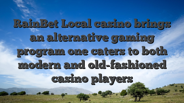 RainBet Local casino brings an alternative gaming program one caters to both modern and old-fashioned casino players