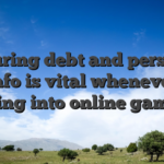 Securing debt and personal info is vital whenever stepping into online gambling
