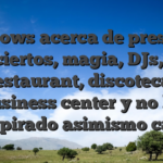 Shows acerca de presto, conciertos, magia, DJs, tres restaurant, discoteca, business center y no ha transpirado asimismo casino