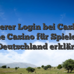 Sicherer Login bei Casinoly Online Casino für Spieler aus Deutschland erklärt