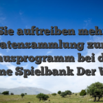 Sie auftreiben mehr Datensammlung zum Bonusprogramm bei dem Online Spielbank Der Wahl
