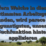 Sofern Welche in diesem bestimmten Arbeitsgang fahnden, wird parece am gunstigsten, unser Suchfunktion hinten applizieren