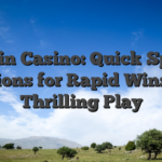 Spin Casino: Quick Spin Sessions for Rapid Wins and Thrilling Play