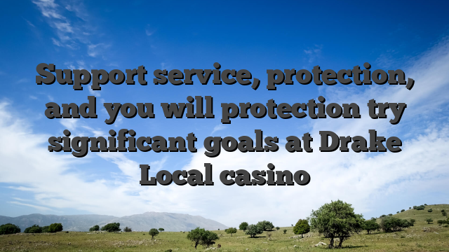Support service, protection, and you will protection try significant goals at Drake Local casino
