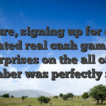 Sure, signing up for an educated real cash gambling enterprises on the all of our number was perfectly safe