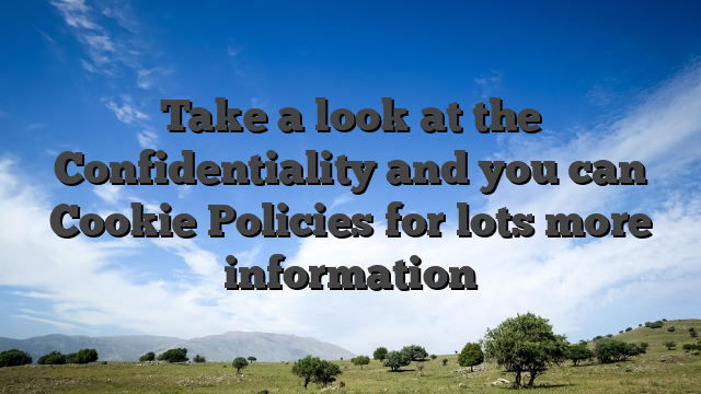 Take a look at the Confidentiality and you can Cookie Policies for lots more information