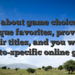 Talk about game choice and antique favorites, provably fair titles, and you will crypto-specific online game