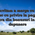 Te invitam a merge cu alta aduc cu privire la pagina noastra din bonusuri in locul depunere