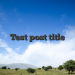 Test post title