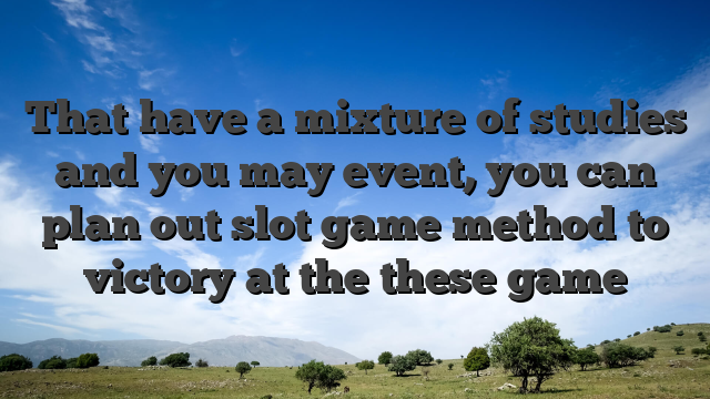 That have a mixture of studies and you may event, you can plan out slot game method to victory at the these game