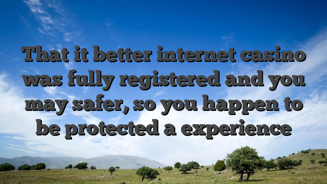 That it better internet casino was fully registered and you may safer, so you happen to be protected a experience