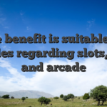 The benefit is suitable for profiles regarding slots, ruby and arcade