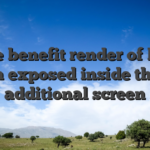 The benefit render of had been exposed inside the an additional screen