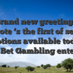 The brand new greeting extra promote ‘s the first of several promotions available today on Spicy Bet Gambling enterprise