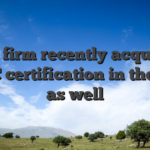 The firm recently acquired UKGC certification in the 2022 as well