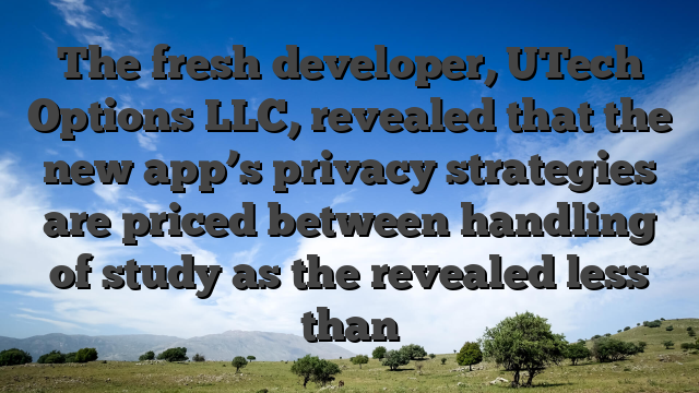 The fresh developer, UTech Options LLC, revealed that the new app’s privacy strategies are priced between handling of study as the revealed less than