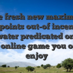 The fresh new maximum viewpoints out-of incentives are water predicated on and that online game you opt to enjoy