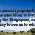 The newest popularity of online gambling is bursting during the Singapore, and it is easy to see as to why!