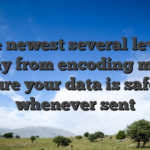 The newest several levels away from encoding make sure your data is safer whenever sent