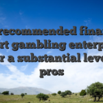 The recommended financial import gambling enterprises offer a substantial level of pros