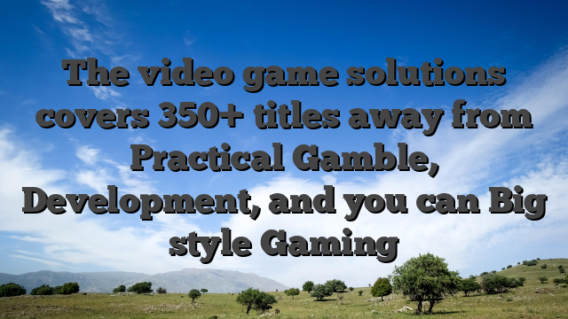 The video game solutions covers 350+ titles away from Practical Gamble, Development, and you can Big style Gaming