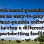 The web based gambling site merges an easy-to-play with, instant-gamble software having a different sportsbetting facility