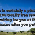 There is certainly a plain and easy 100 totally free revolves waiting for you at the 888Casino after you put ?ten