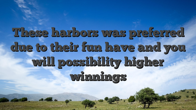 These harbors was preferred due to their fun have and you will possibility higher winnings