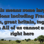 This means some larger regions including France, Spain, great britain, together with All of us cannot enjoy right here
