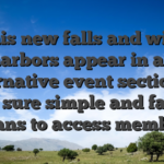 This new falls and wins harbors appear in an alternative event section to make sure simple and fast the means to access members